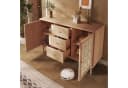 Flieks Sideboard 3 Schubladen 2 Türen Landhausstil Eiche Bild 3