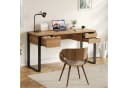 Flieks Schreibtisch Holzoptik Natur mit 3 Schubladen Bild 4