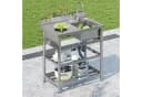 Flieks Outdoor-Küchenmodul Edelstahlspüle mit Wasserhahn Bild 2