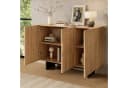 Flieks Sideboard mit geometrischer Strukturfront und verstellbaren Einlegeböden Bild 4