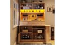 Flieks Küchenbuffet mit drehbarem Esstisch & LED-Beleuchtung Beige Bild 3