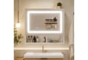 Flieks Badezimmerspiegelschrank Weiß mit LED & Entnebelung Bild 2