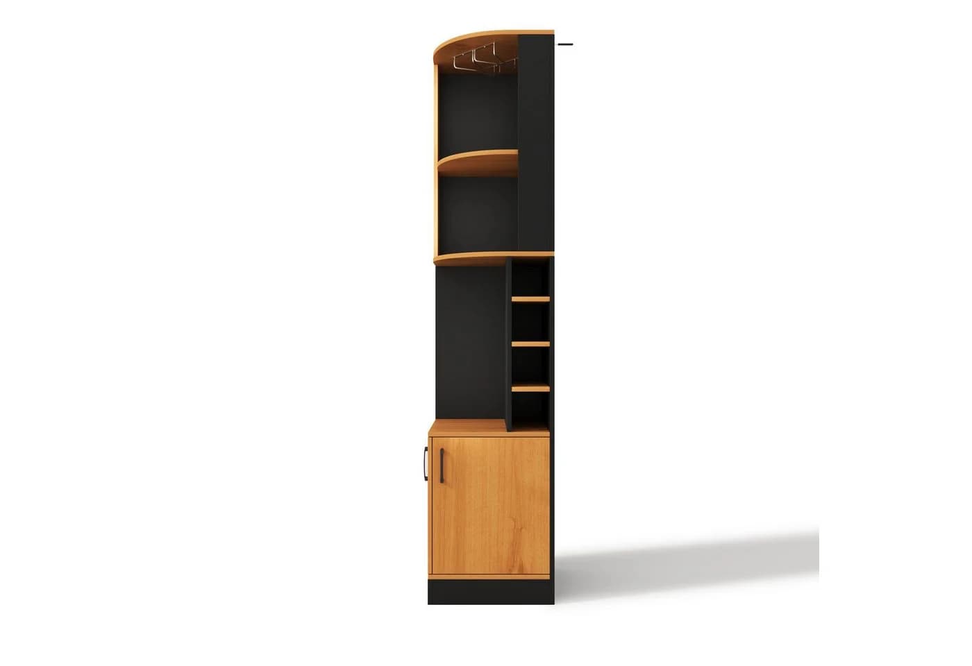 Flieks Eckschrank Hochschrank Schwarz Landhausstil - Bild 4