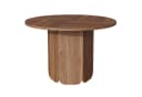 Flieks Runder Esstisch Walnussholzfarbe Modern Bild 5