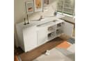 Flieks Sideboard Weiß mit LED-Beleuchtung und Schubladen Bild 4
