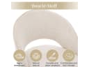 Flieks Esszimmerstuhl Freischwinger 6er Set Beige Gold Bouclé Bild 5