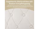 Flieks Polsterstuhl Esszimmerstühle Freischwinger 4er Set Samtstoff Beige&Gold Bild 4