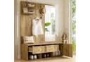 Flieks Wandgarderobe mit Schubladen, Sitzbank & Spiegel Bild 3
