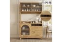 Flieks Küchenbuffet Hochschrank mit Steckdosen und Schubladen Bild 2