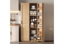 Flieks Hochschrank Vorratsschrank 6 Fächer Beige Bild 4