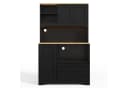 Flieks Küchenbuffet Hochschrank mit LED-Beleuchtung und Steckdosen Bild 5