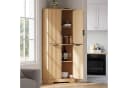 Flieks Eckschrank 4-türig Beige MDF Metall Bild 3