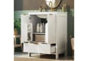 Flieks Waschtischunterschrank mit Waschbecken Weiß Soft-Close Bild 2