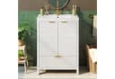 Flieks Waschtischunterschrank mit Waschbecken Weiß Soft-Close Bild 3