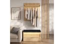 Flieks Garderoben-Set Holzoptik mit LED-Beleuchtung und Sitzbank Bild 2