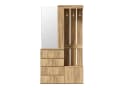 Flieks Garderoben-Set mit Spiegel, 4 Schubladen & 1 Tür, Beige Holzoptik Bild 4
