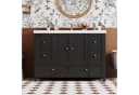 Flieks Waschtischunterschrank mit Waschbecken Schwarz 120cm Bild 1