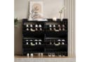 Flieks Schuhschrank Schwarz Modern Bild 1