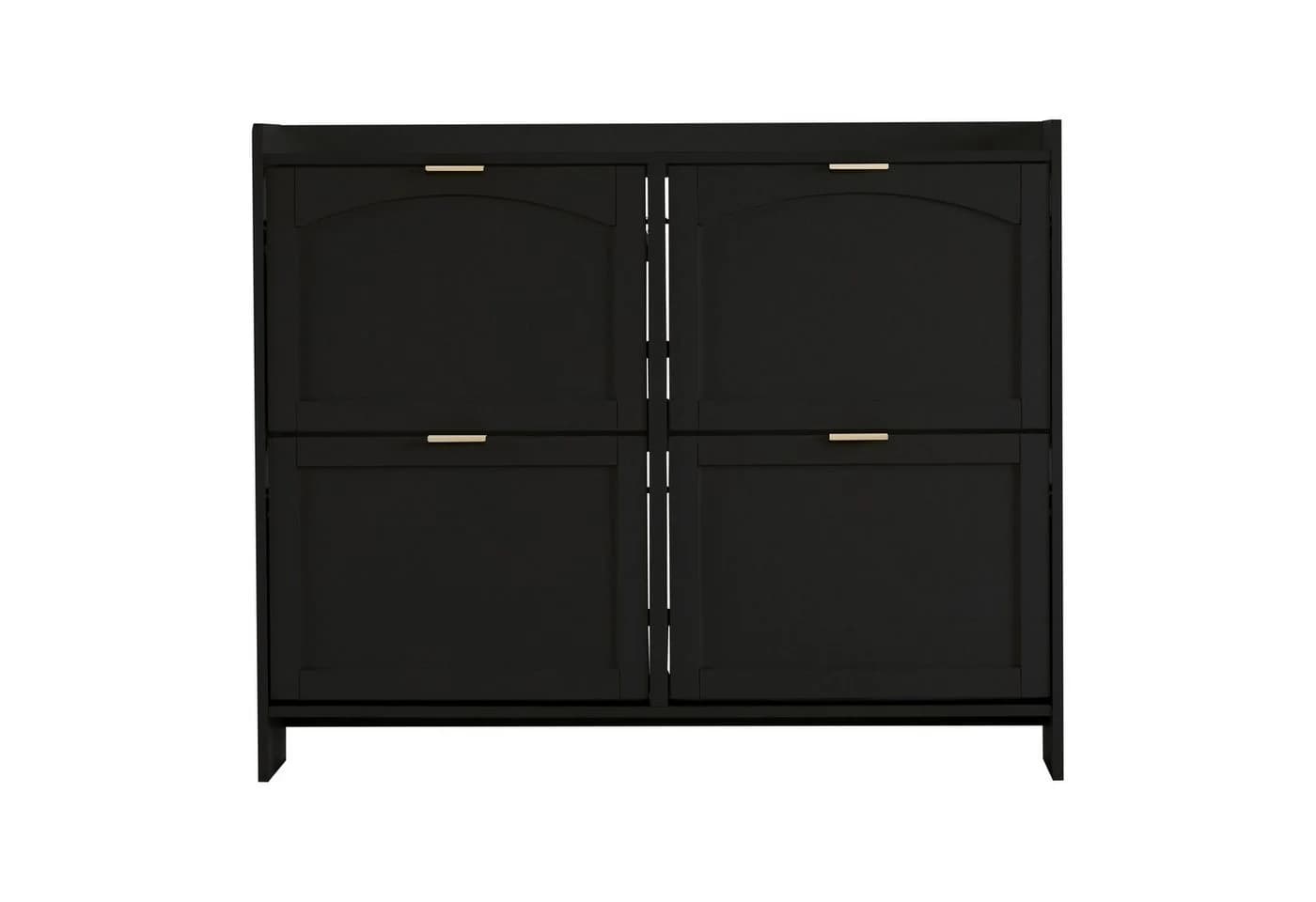 Flieks Schuhschrank Schwarz Modern - Bild 4