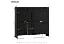 Flieks Schuhschrank Schwarz Modern Bild 5