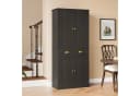 Flieks Mehrzweckschrank 4 Türen Weiß/Schwarz mit Schublade Bild 3