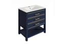 Flieks Waschtischunterschrank mit Waschbecken 76x46,5x86 cm Blau Bild 5