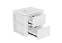 Flieks Waschtisch Waschbeckenunterschrank mit LED-Radarsensor inkl. Waschbecken Bild 5