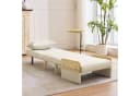Flieks Loungesessel 3-in-1 mit Schlaffunktion Beige Leinen Bild 4