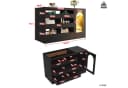 Flieks Kommode 6 Schubladen LED Schwarz Glas Bild 4