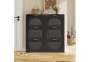 Flieks Schuhschrank Schwarz 6 Klappen Bild 1