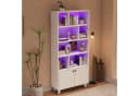 Flieks Bücherregal Hochschrank mit LED-Beleuchtung Bild 3