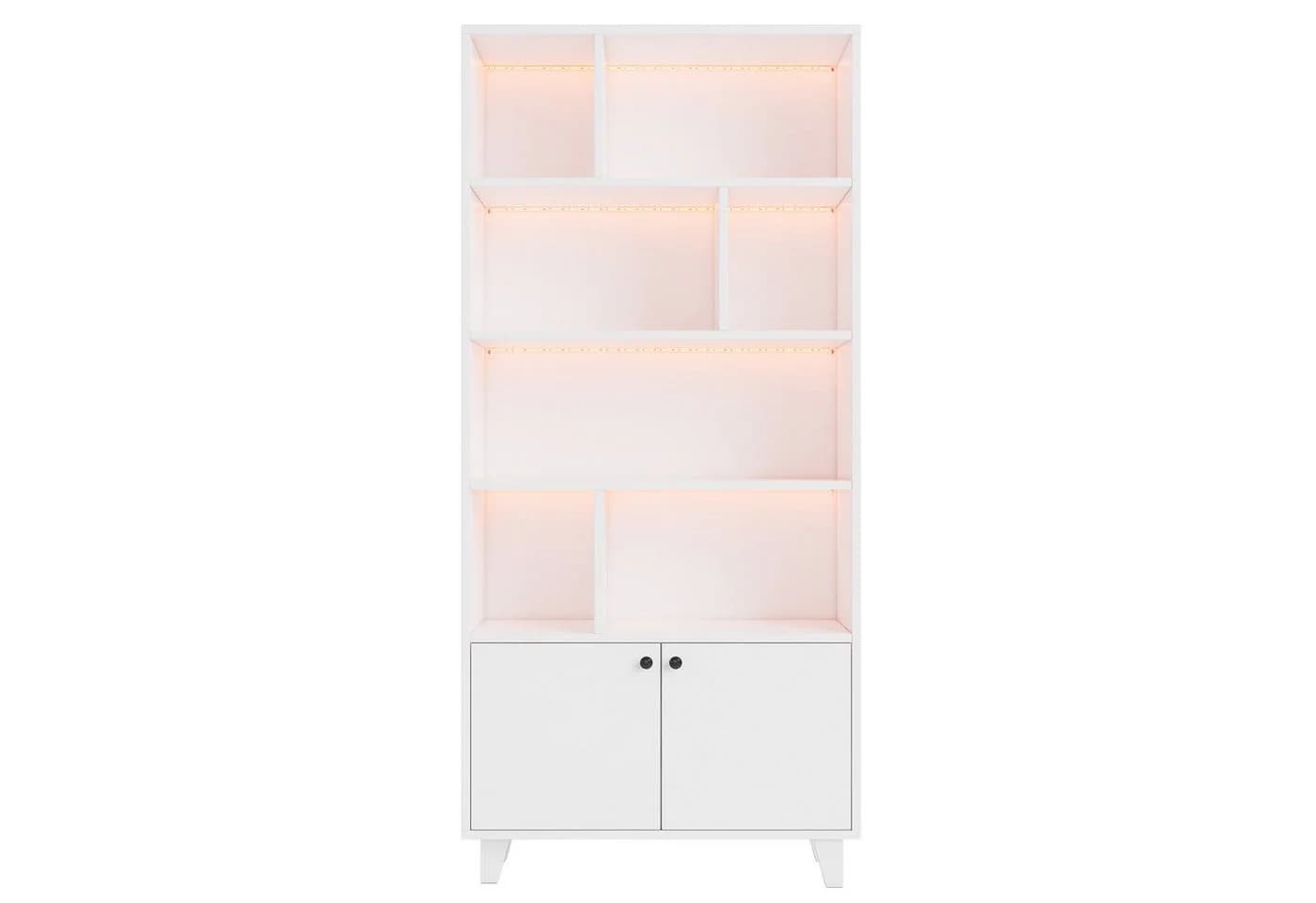 Flieks Bücherregal Hochschrank mit LED-Beleuchtung - Bild 4