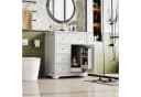 Flieks Waschtischunterschrank mit Waschbecken Weiß Soft-Close Bild 3