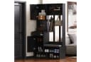 Flieks Garderoben-Set Schwarz mit Schuhschrank und Sitzbank Bild 1