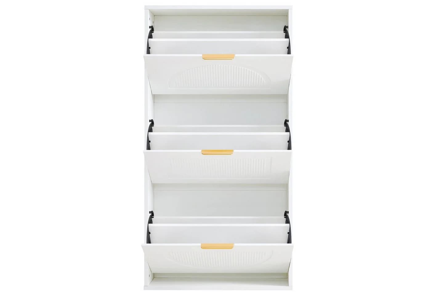 Flieks Schuhschrank Weiß Muschelgriff - Bild 4