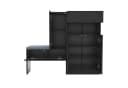 Flieks Schuhschrank mit gepolsterter Sitzbank Schwarz Bild 3