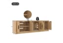 Flieks Lowboard Katzenschrank mit Tierhaus 140x40x45,5 cm Holzschrank Bild 4