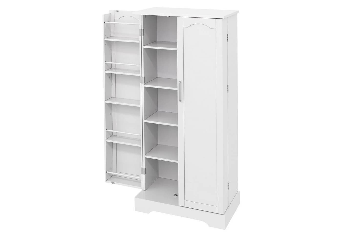 Flieks Hochschrank Küchenschrank mit LED-Sensorleuchte und verstellbaren Einlegeböden - Bild 4