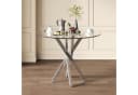 Flieks Esstisch Glastisch Silber Modern Bild 1