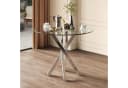 Flieks Esstisch Glastisch Silber Modern Bild 2