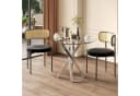 Flieks Esstisch Glastisch Silber Modern Bild 3