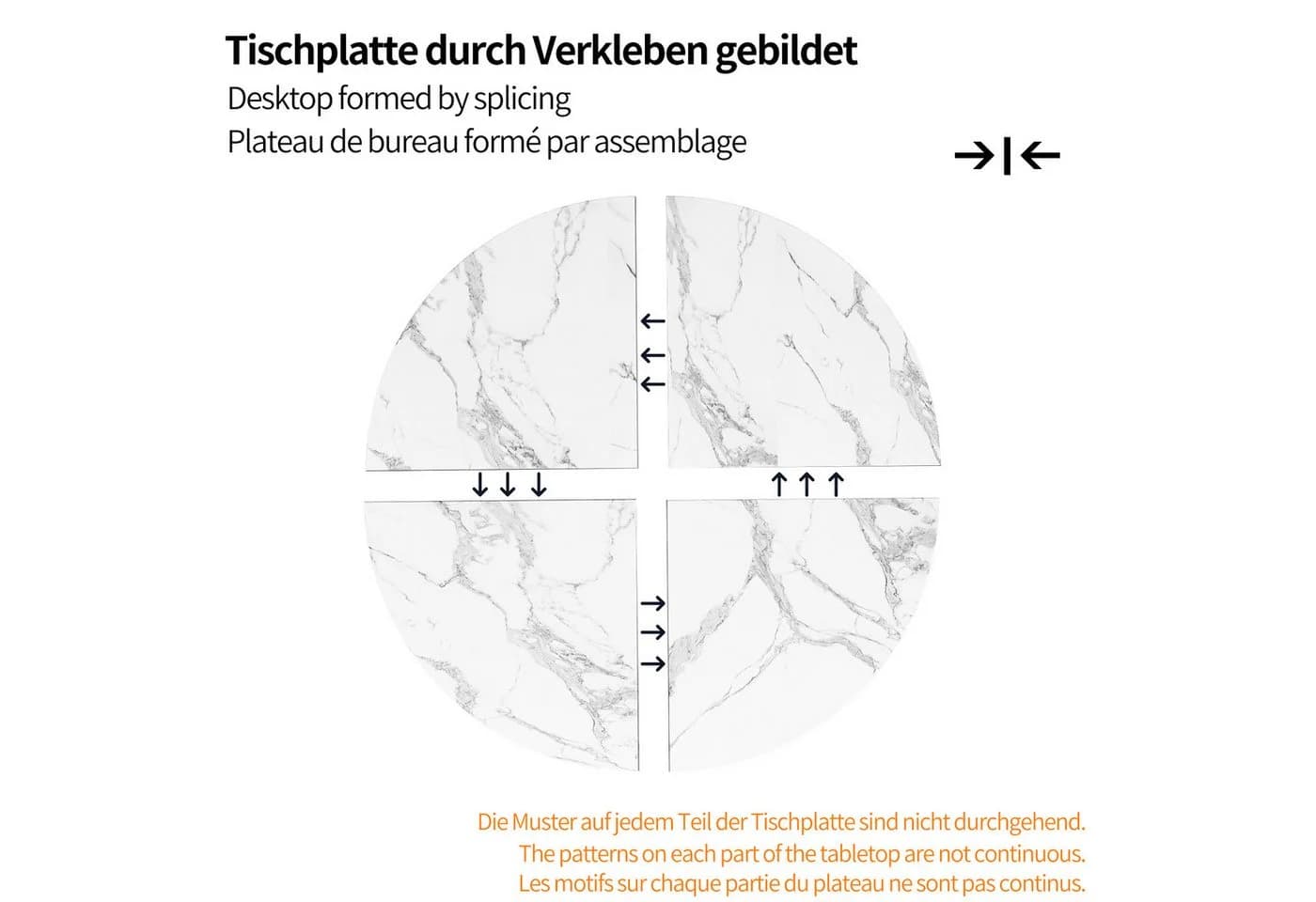 Flieks Essgruppe runder Esstisch mit 4 Stühlen Schwarz Metall - Bild 5