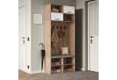 Flieks Garderoben-Set mit LED-Beleuchtung, Kleiderhaken, Schuhschrank und Sitzbank Bild 4