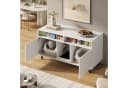 Flieks Mehrzweckschrank mit Sandauffangmatte - Weiß 120x50x66 cm Bild 1