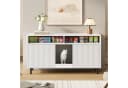 Flieks Mehrzweckschrank mit Sandauffangmatte - Weiß 120x50x66 cm Bild 3