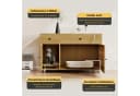 Flieks Mehrzweckschrank Katzenkloschrank mit Rollen und Schubladen Bild 5