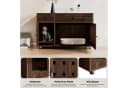 Flieks Mehrzweckschrank Katzenkloschrank Holzoptik Braun Bild 5