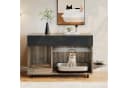 Flieks Katzenkloschrank mit Rollen Holzoptik Bild 1