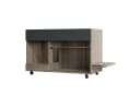 Flieks Katzenkloschrank mit Rollen Holzoptik Bild 4