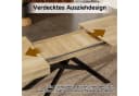 Flieks Esstisch ausziehbarer Küchentisch 140-180cm Holzoptik Natur Bild 5